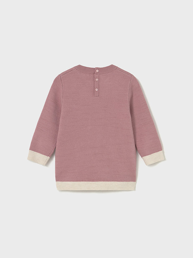 Mayoral Toddler Girl Pink Bear Jumper Dress (12M-4Y)