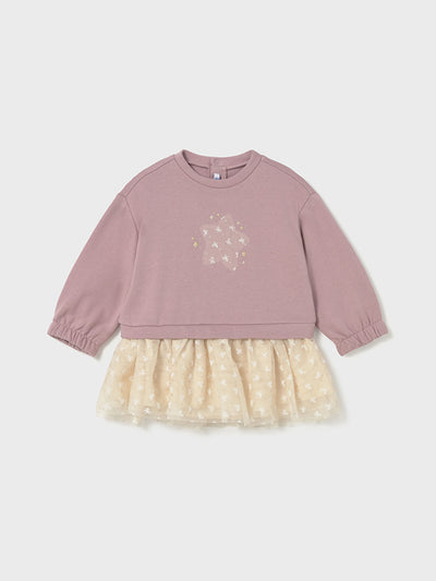 Mayoral Toddler Girl Pink Star Jumper Dress (12M-4Y)