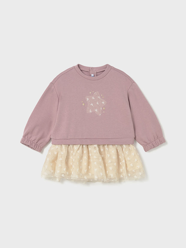 Mayoral Toddler Girl Pink Star Jumper Dress (12M-4Y)