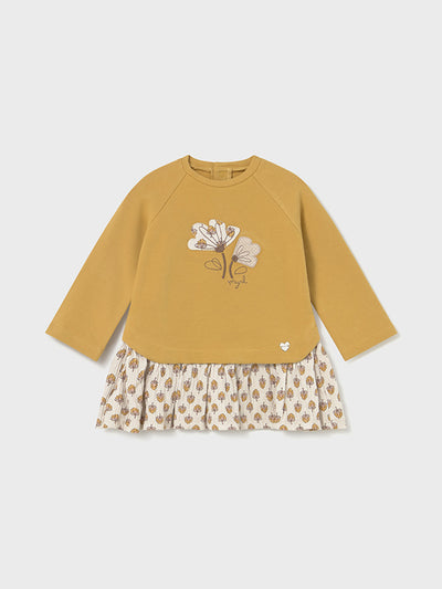 Mayoral Toddler Girl Yellow Floral Dress (12M-4Y)