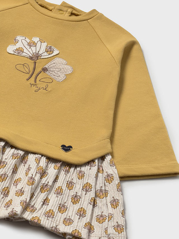Mayoral Toddler Girl Yellow Floral Dress (12M-4Y)