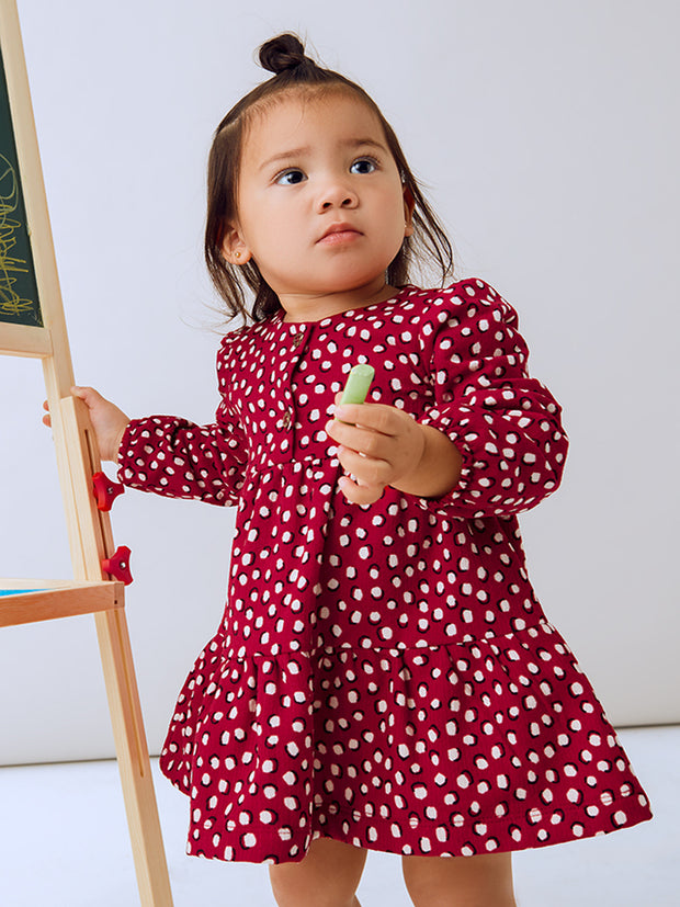 Mayoral Toddler Girl Red Polka Dot Dress (12M-4Y)