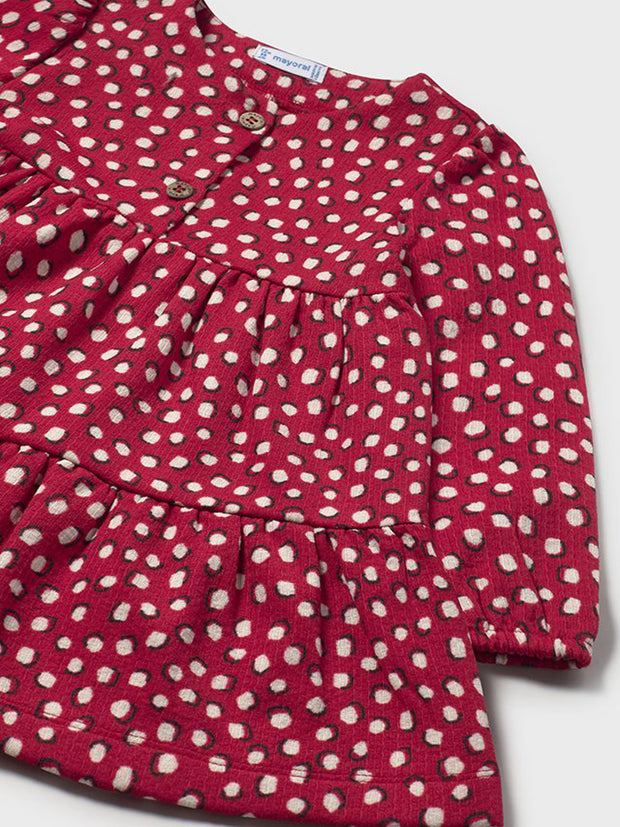 Mayoral Toddler Girl Red Polka Dot Dress (12M-4Y)