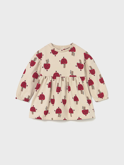 Mayoral Toddler Girl Red Mushroom Dress (12M-4Y)