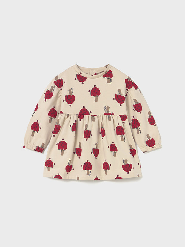 Mayoral Toddler Girl Red Mushroom Dress (12M-4Y)