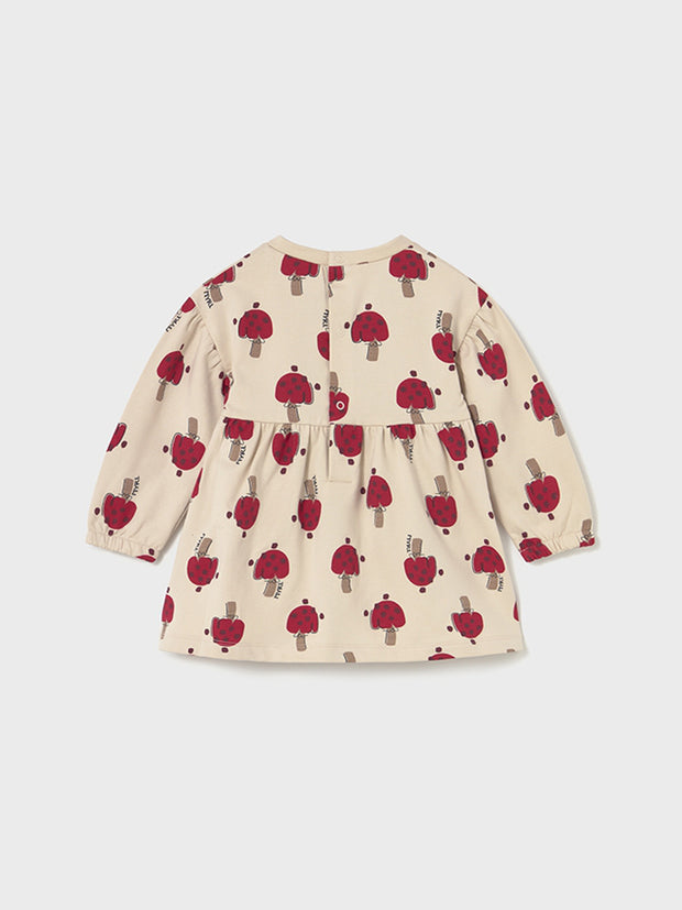 Mayoral Toddler Girl Red Mushroom Dress (12M-4Y)