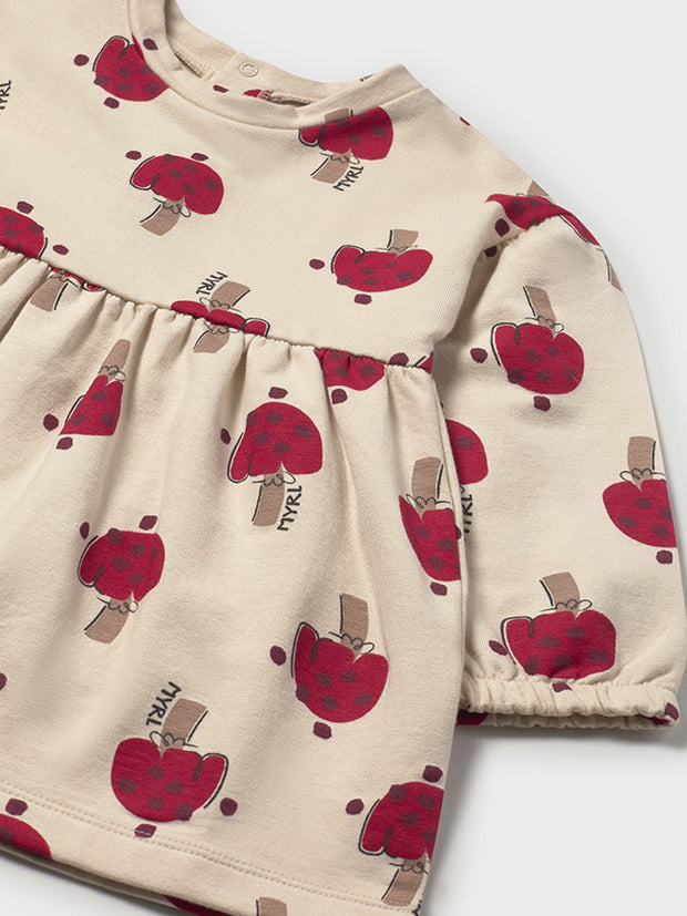Mayoral Toddler Girl Red Mushroom Dress (12M-4Y)