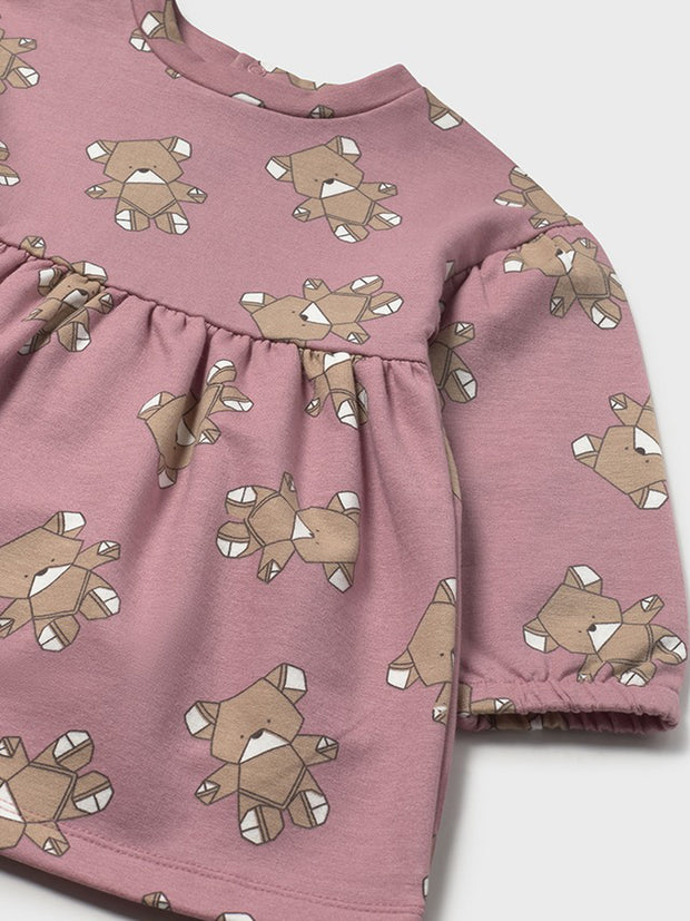 Mayoral Toddler Girl Pink Bear Dress (12M-4Y)