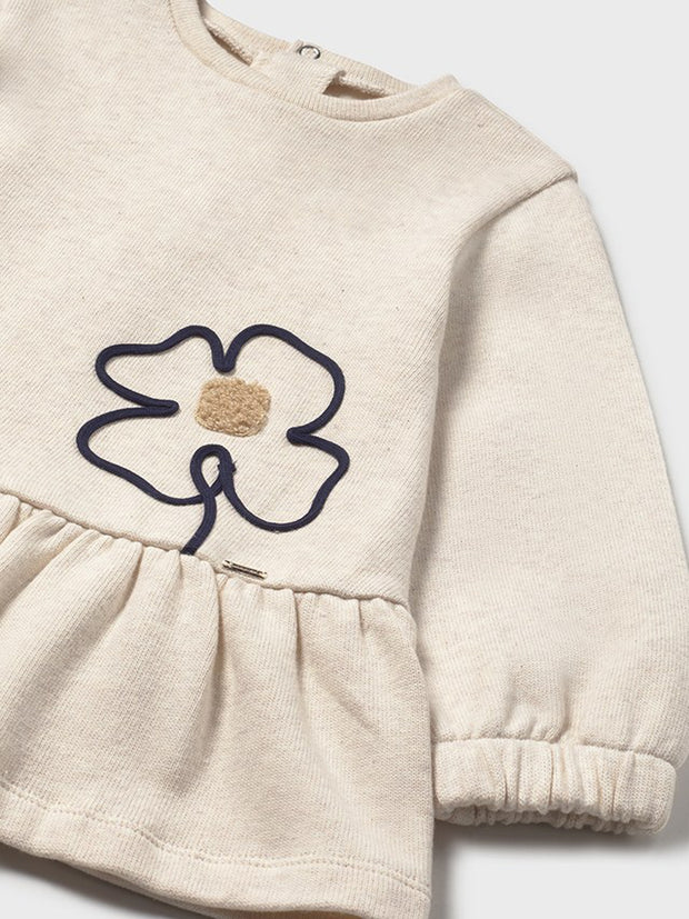 Mayoral Toddler Girl Cream Flower Dress (12M-4Y)
