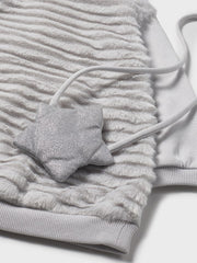 Mayoral Toddler Girl Grey Fur Dress & Bag (12M-4Y)