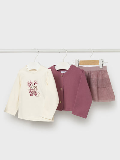 Mayoral Toddler Girl Pink Floral Outfit Set (12M-4Y)