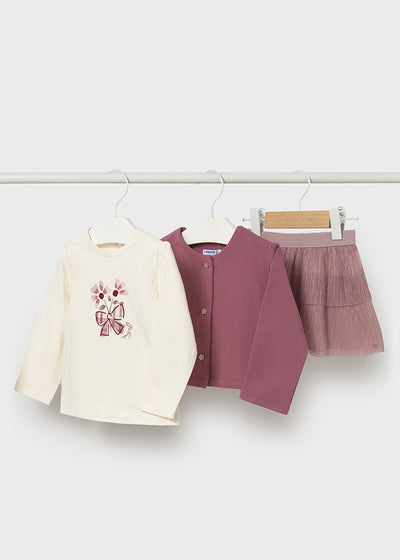 Mayoral Toddler Girl Pink Floral Outfit Set (12M-4Y)