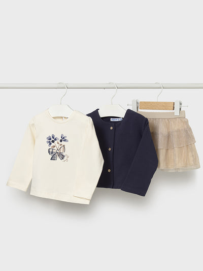 Mayoral Toddler Girl Navy Floral Outfit Set (12M-4Y)