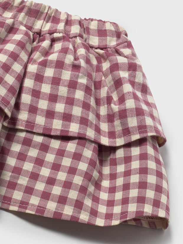 Mayoral Toddler Girl Pink Gingham Skirt & Headband Set (12M-4Y)