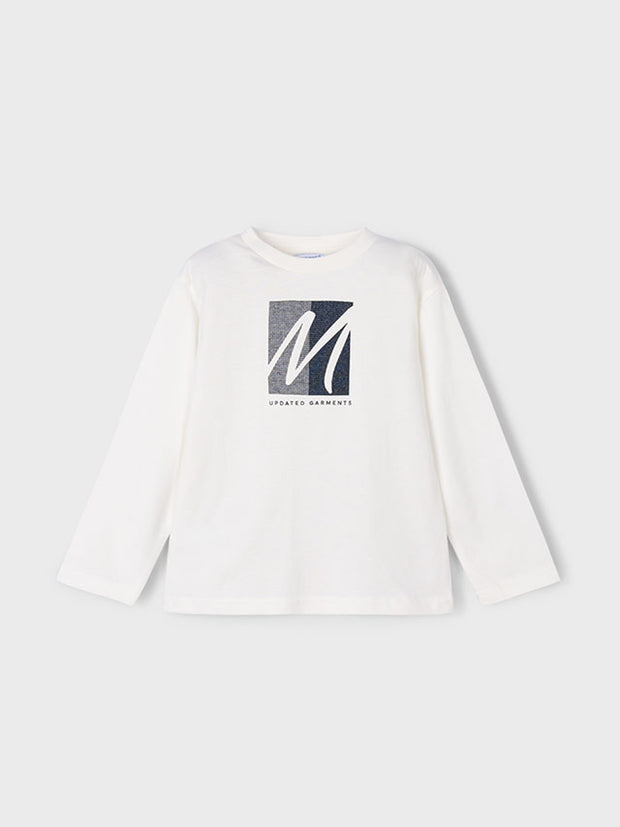 Mayoral Junior Boy Long Sleeve Graphic Top (3Y-8Y)