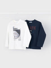 Mayoral Junior Boy Skaters Top Set - 2 Pack (3Y-8Y)