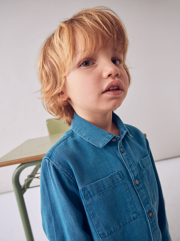 Mayoral Junior Boy Denim Shirt (3Y-8Y)