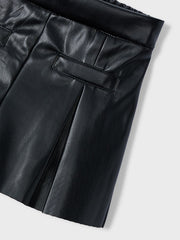 Mayoral Junior Girl Black Pleated Shorts (3Y-8Y)