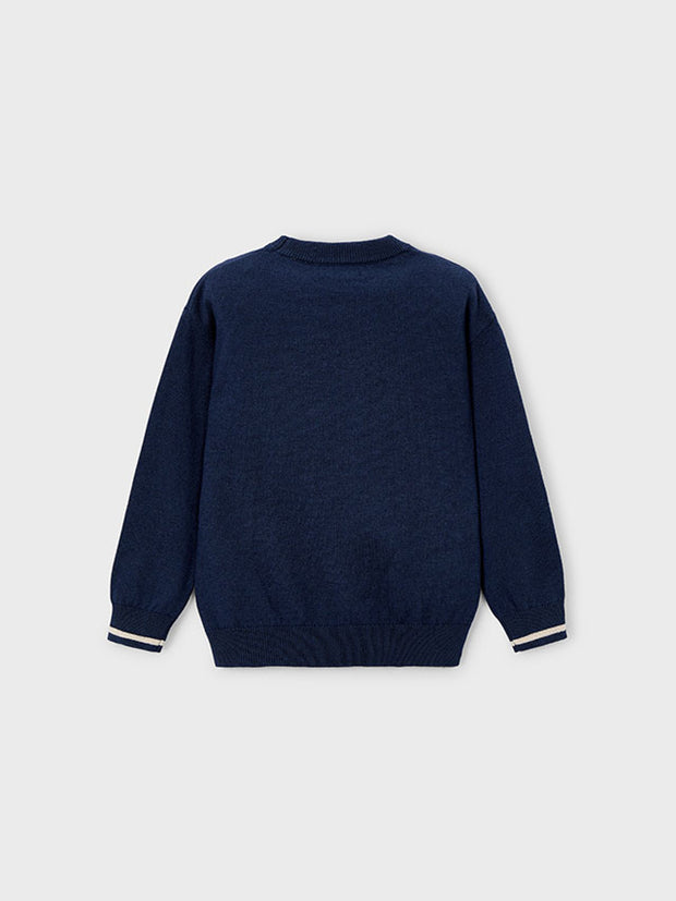 Mayoral Junior Boy Navy Baseball Jumper (3Y-8Y)