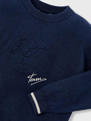 Mayoral Junior Boy Navy Baseball Jumper (3Y-8Y)