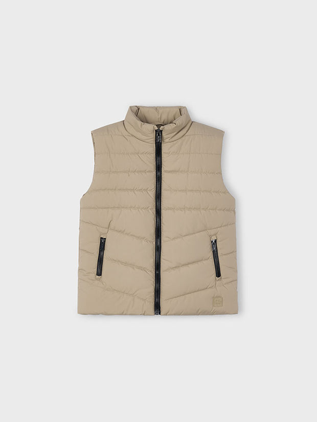 Mayoral Junior Boy Beige Gilet (3Y-8Y)