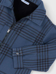 Mayoral Junior Boy Navy Flannel Jacket (3Y-8Y)