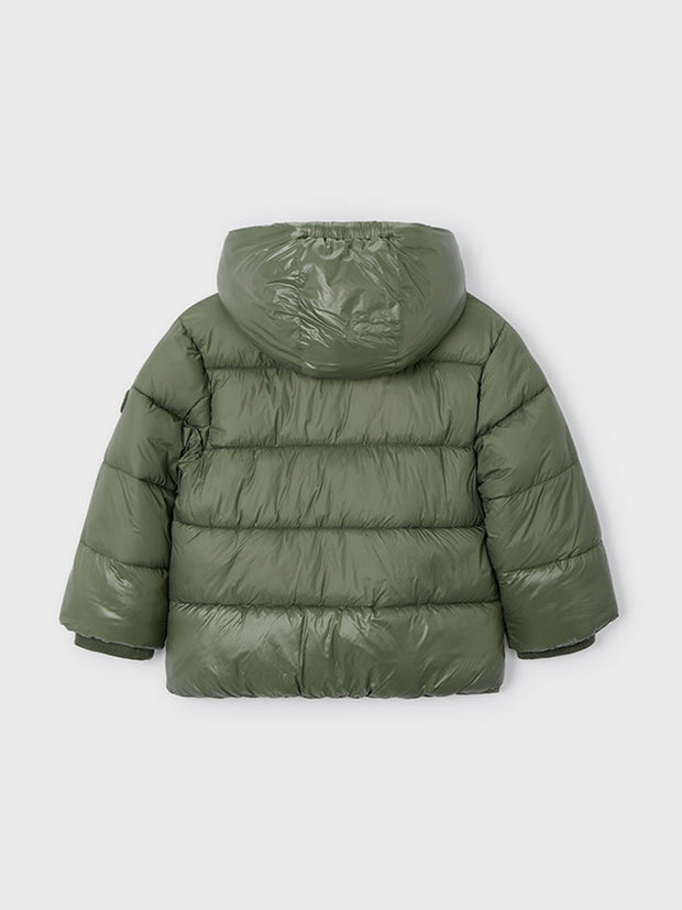 Mayoral Junior Boy Green Glossy Jacket (3Y-8Y)