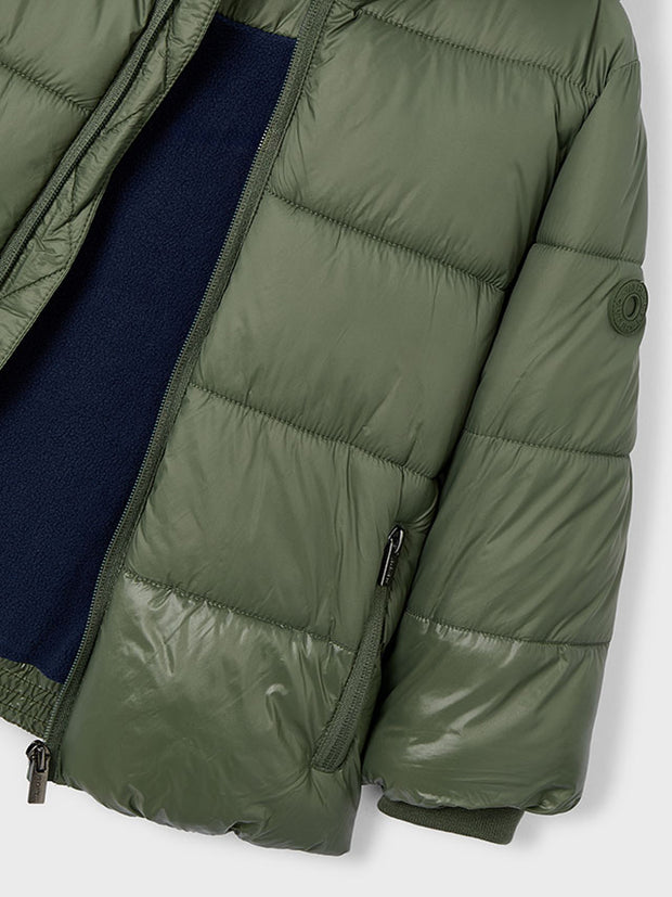Mayoral Junior Boy Green Glossy Jacket (3Y-8Y)