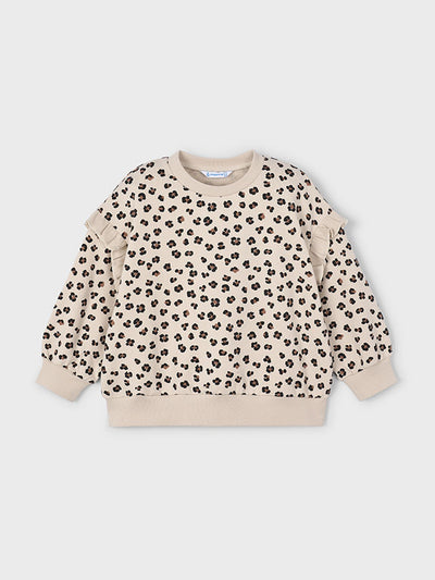 Mayoral Junior Girl Animal Print Jumper (3Y-8Y)