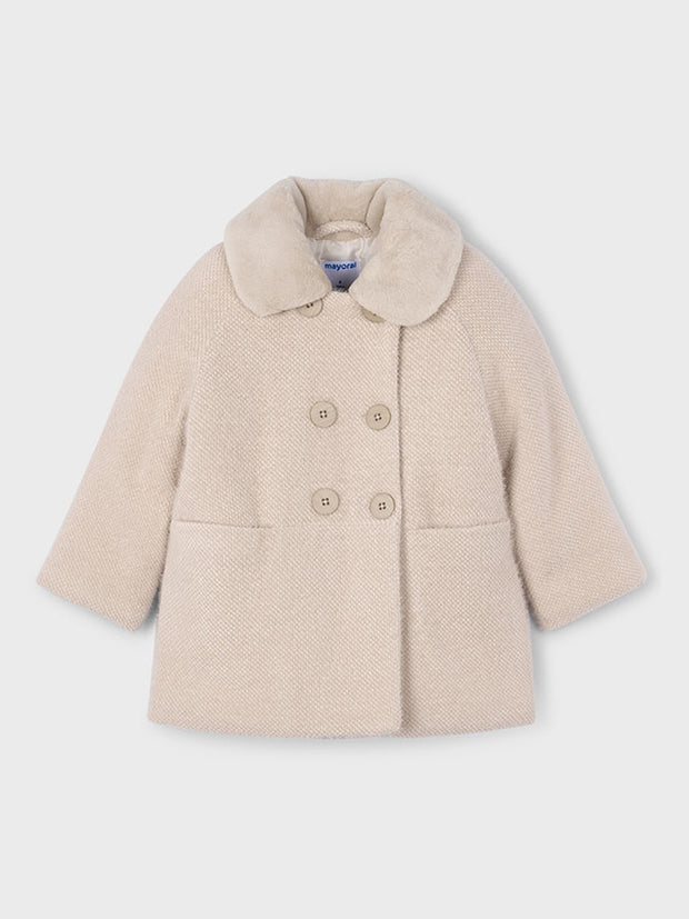 Mayoral Junior Girl Cream Knitted Jacket (3Y-8Y)