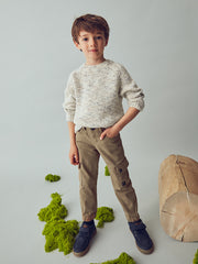 Mayoral Junior Boy Tan Cuffed Cargos (3Y-8Y)