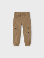 Mayoral Junior Boy Tan Cuffed Cargos (3Y-8Y)