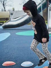 Mayoral Junior Girl Animal Print Flared Leggings (3Y-8Y)