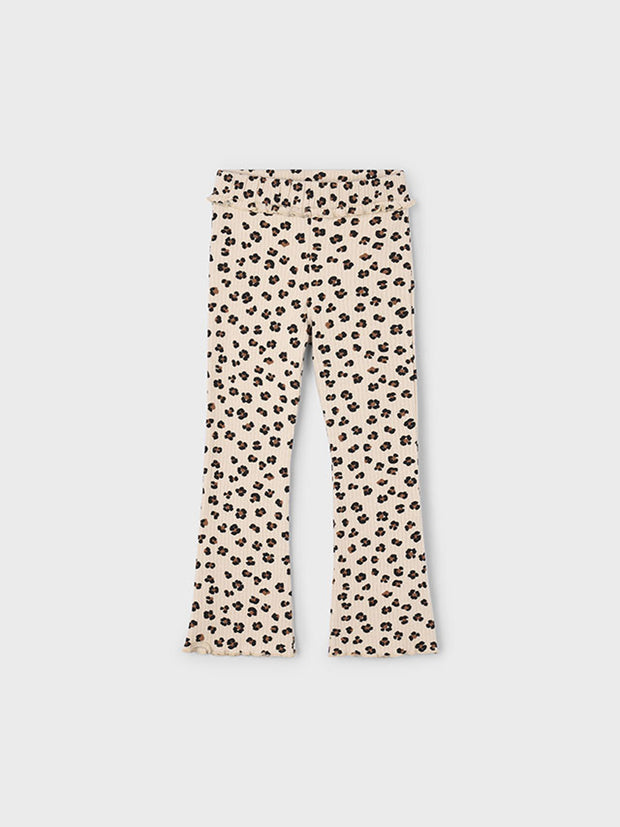 Mayoral Junior Girl Animal Print Flared Leggings (3Y-8Y)