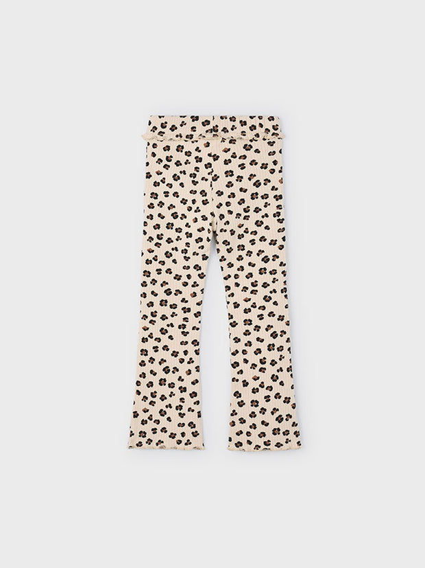 Mayoral Junior Girl Animal Print Flared Leggings (3Y-8Y)