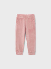 Mayoral Junior Girl Pink Velour Outfit Set (3Y-8Y)