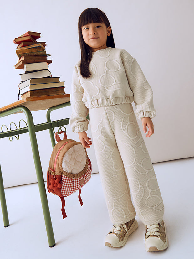 Mayoral Junior Girl Cream Tracksuit (3Y-8Y)