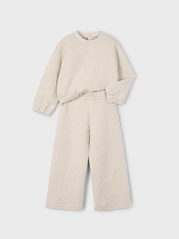 Mayoral Junior Girl Cream Tracksuit (3Y-8Y)