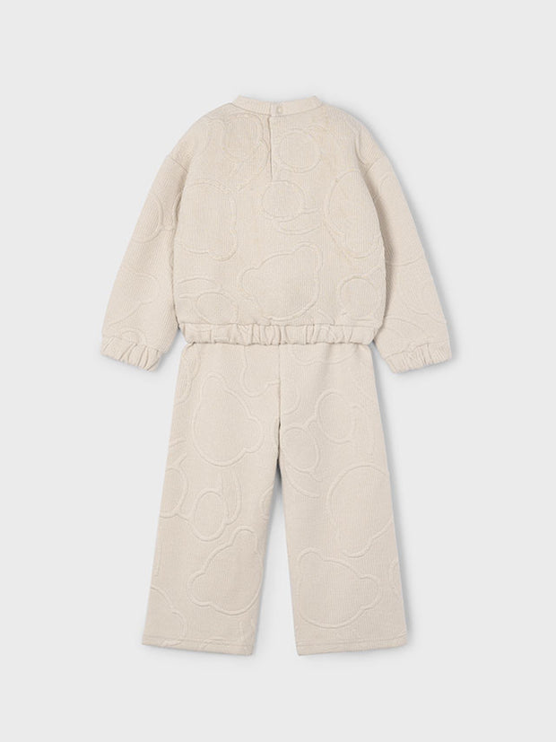Mayoral Junior Girl Cream Tracksuit (3Y-8Y)