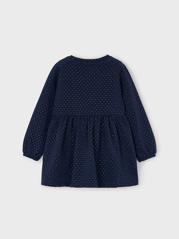Mayoral Junior Girl Navy Dress & Bag (3Y-8Y)