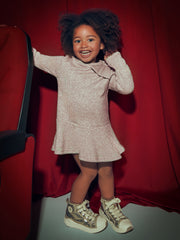 Mayoral Junior Girl Beige Knitted Dress (3Y-8Y)