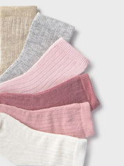 Mayoral Baby Girl Pink Socks - 6 Pack (3M-12M)