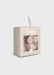 Mayoral Baby Girl Bow Booties - Pink