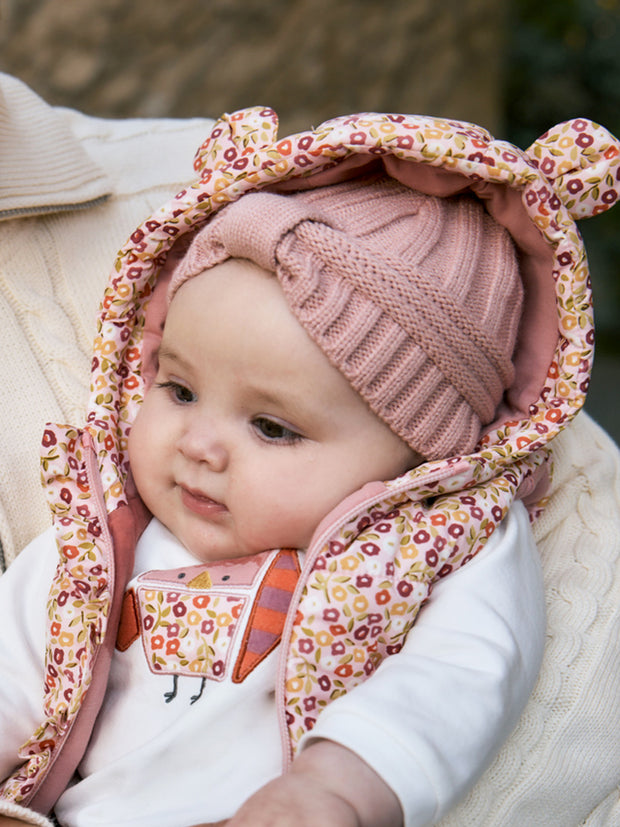 Mayoral Baby Girl Pink Hat & Gloves Set (3M-12M)