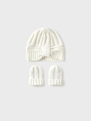 Mayoral Baby Girl Cream Hat & Gloves Set (3M-12M)