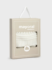 Mayoral Baby Girl Cream Hat & Gloves Set (3M-12M)