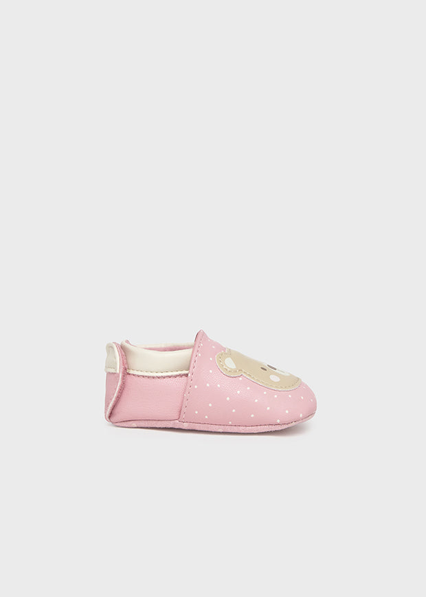 Mayoral Baby Girl Teddy Soft Shoes - Pink