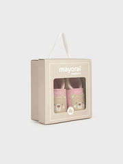 Mayoral Baby Girl Teddy Soft Shoes - Pink