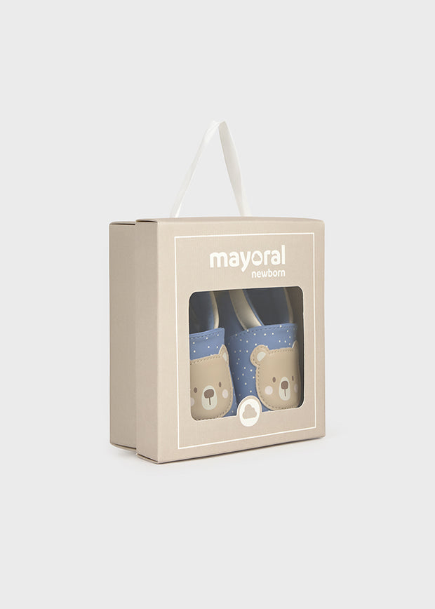 Mayoral Baby Boy Teddy Soft Shoes - Blue