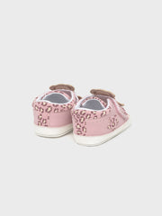 Mayoral Baby Pink Animal Print Bear Shoes - Pink